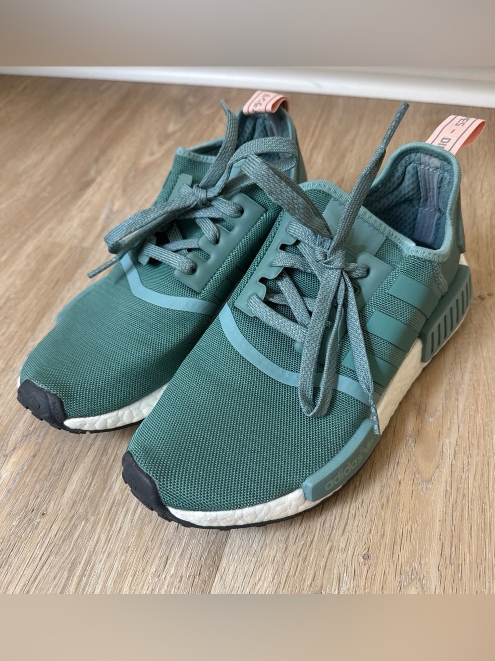 Adidas Boost Green Running Sneakers 7